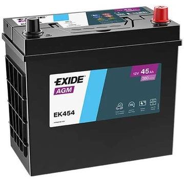 EXIDE EK454 45Ah 380A (EN) AGM akumuliatorius