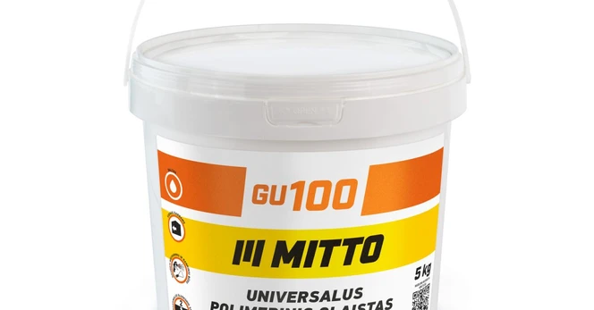 Universalus polimerinis glaistas MITTO GU100, 5 kg