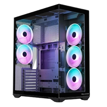 MODECOM Volcano SPACE XL ARGB FULL TOWER 5F Black Korpusai