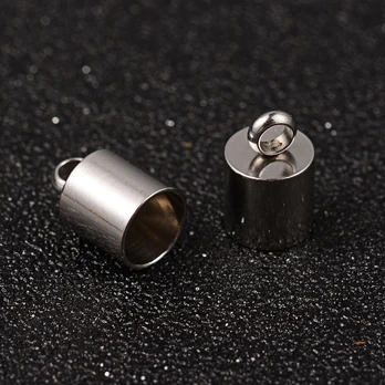 Nerūdijančio plieno užbaigimo detalė 11x7 mm, 4 vnt.