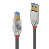 KABELAI USB3.2 A-B 1M/CHROME 36661 LINDY kaina