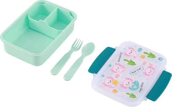 Itotal - Lunch Box with Cutlery - Axolutely (ID2029)