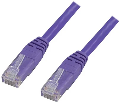 DELTACO U/UTP Cat6 patchkabel 7m, lila