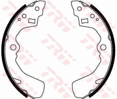 TRW GS8549 Brake shoe set