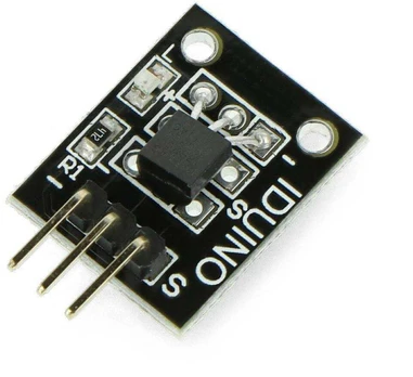 Openplatform Temperatūros jutiklis DS18B20 - juodas modulis - Iduino SE042