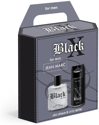 Dovanų komplektas Jean Marc X-Black, vyrams