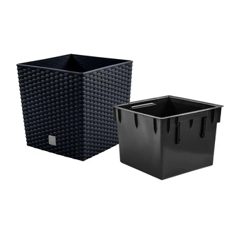Prosperplast PROSPERPLAST vazonas Rato Low - ANTHRACITE DRTS200L-S433 universalus