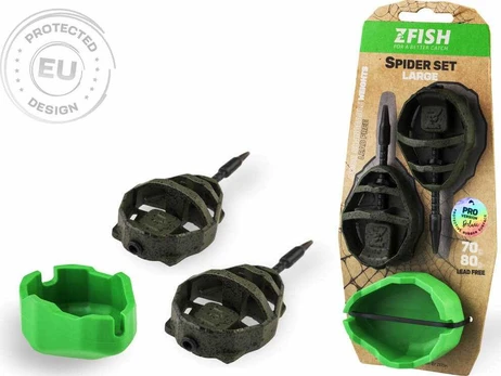 ZFISH Method Feeder Spider Large Set 90,100g + Mould