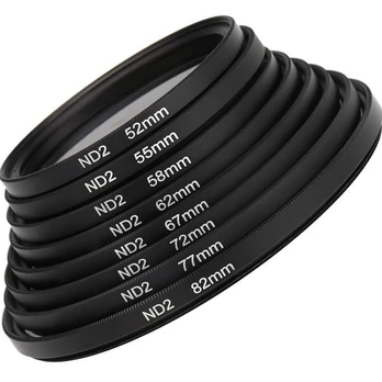 Filtras Neutralus tamsinantis 55mm nd2 (1 neutral density stop'o) filtras Magicso