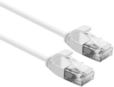 ROLINE UTP DataCenter Patchkabel Cat.6A (Class EA), LSOH, slim, wei, 1 m