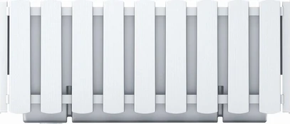 Gėlių vazonas Prosperplast Boardee Fencycase DDEF400-S449, baltas