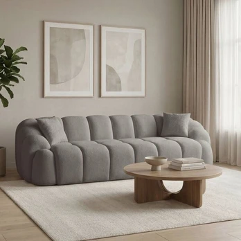 Keturvietė sofa Octavio, pilka