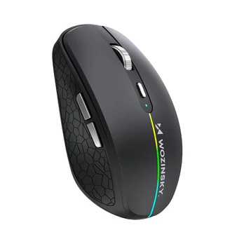 Wozinsky WMGK-1132 Wireless Mouse with RGB Backlight - Juodas