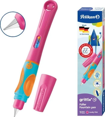Herlitz rašiklis Griffix Lovely Rožinė