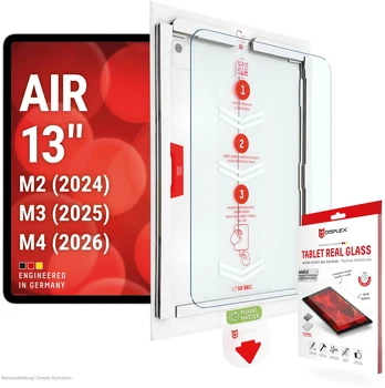 E.V.I DISPLEX Planšetė Real Glass iPad Air 13 (2024/25/26)