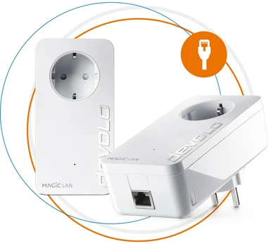 devolo Magic 1 LAN 1-1-2 Starter Kit, Powerline