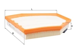 Oro filtras MAHLE LX3728/1 kaina