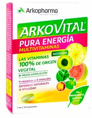 Arkopharma Arkovital Pure Multivitamins 30 Tablets