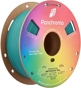 Polymaker Panchroma PLA Matte Muted plastikas 1.75mm 1kg - Muted Teal
