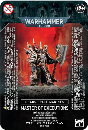 Games Workshop Warhammer 40,000 - Chaos Space Marines: Master of Executions