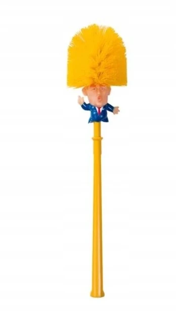 Donald Trump unitazo valymo šepetys