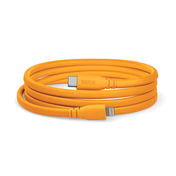 RODE SC19 - Kabelis USB-C - Lightning 1.5m Oranžinis
