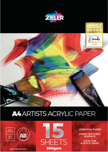 Zieler - Acrylic & Oil - Pad A4 (609290025)