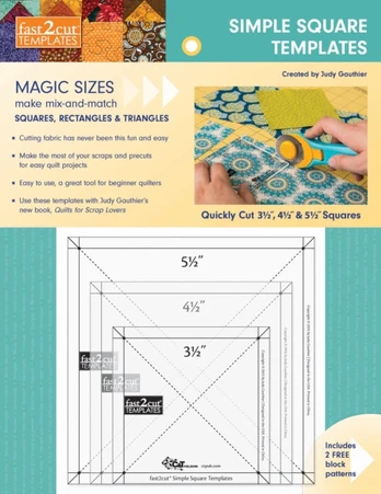 Fast2Cut Simple Square Templates