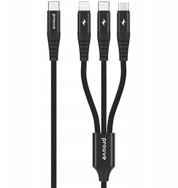 Kabelis USB-C, 3A, USB-C, MicroUSB, Apple, 1m, 3A, Proove / Cchy15012101 / Hydra