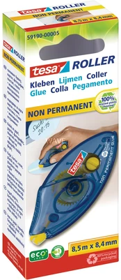 tesa Roller Kleben Non Perm. ecoLogo Einwegroller kaina