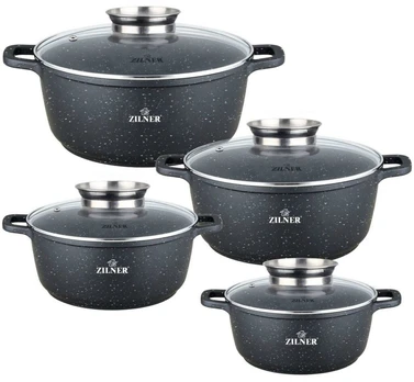 Set mit 4 Marmortöpfen ZILNER ZL-7320