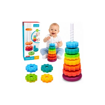 Lean Toys Piramidė 36 cm 6 vnt.