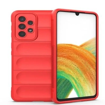 „iLike“ „Samsung Galaxy A33 5G“ apsauginis dėklas, raudonas