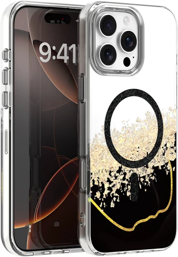 Dėklas Telforceone Epoxy Mag case for iPhone 16 Pro Max 6,9' juodas