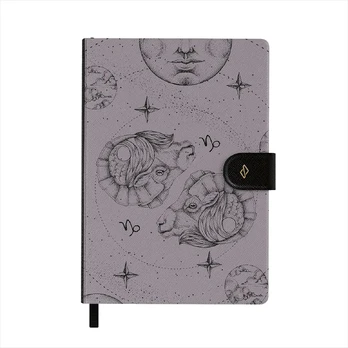Capricorn - Notebook, A5 (14.8 x 21cm) / Dotted / Purple
