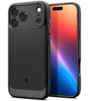 Dėklas Spigen Rugged Armor Mag MagSafe Case for iPhone 17 Pro - Matte Juodas