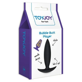 Toy joy Analinis kaištis Bubble Butt Starter - Juodas
