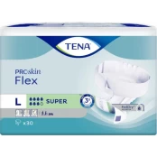 TENA sauskelnės Flex Super, L, 30 vnt. kaina