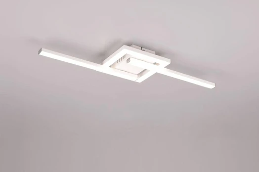 Viale LED ceiling lamp matt white 4000K gaismeklis