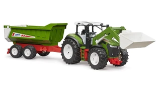 Bruder Roadmax Traktor mit Frontlader und Kippanhänger kaina