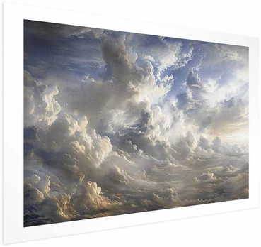 Artgeist Plakatas - Golden Reflections on Clouds Announcing Dusk