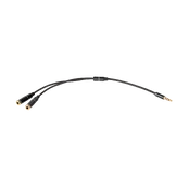 LP Oem Adapteris 2xAUX - AUX 3.5mm 0.2m kaina