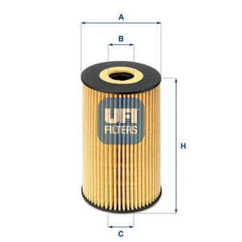 Alyvos filtras UFI 25.106.00