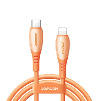 Joyroom S-A59 Vibrant Series 30W USB-C - Lightning cable 1.2m - oranžinis