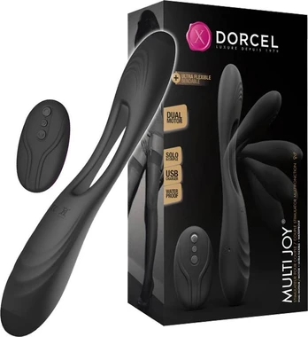 Marc Dorcel Mutli Joy wibrator daugiafunkcinis dla par Juodas