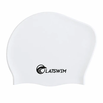 Plaukimo kepuraitė Latswim Long Hair Cap White/Black