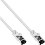 InLine® Komutacinis kabelis S/FTP PiMF Cat.8.1 be halogenų 2000MHz baltas 10m