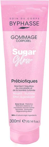 Byphasse SUGAR GLOW prebiotic body scrub 300 ml