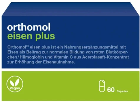 Orthomol Eisen Plus kapsulės N60