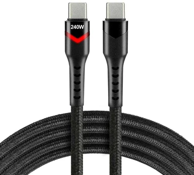 KABELIS USB-C / USB-C LED RGB everActive CBB-2PDRS 200cm 48V 5A 240W